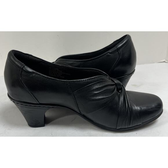 COBB HILL BY NEW BALANCE WOMEN'S COMFORT Black LEATHER SHOES SIZE US‎ 7M - Picture 3 of 9